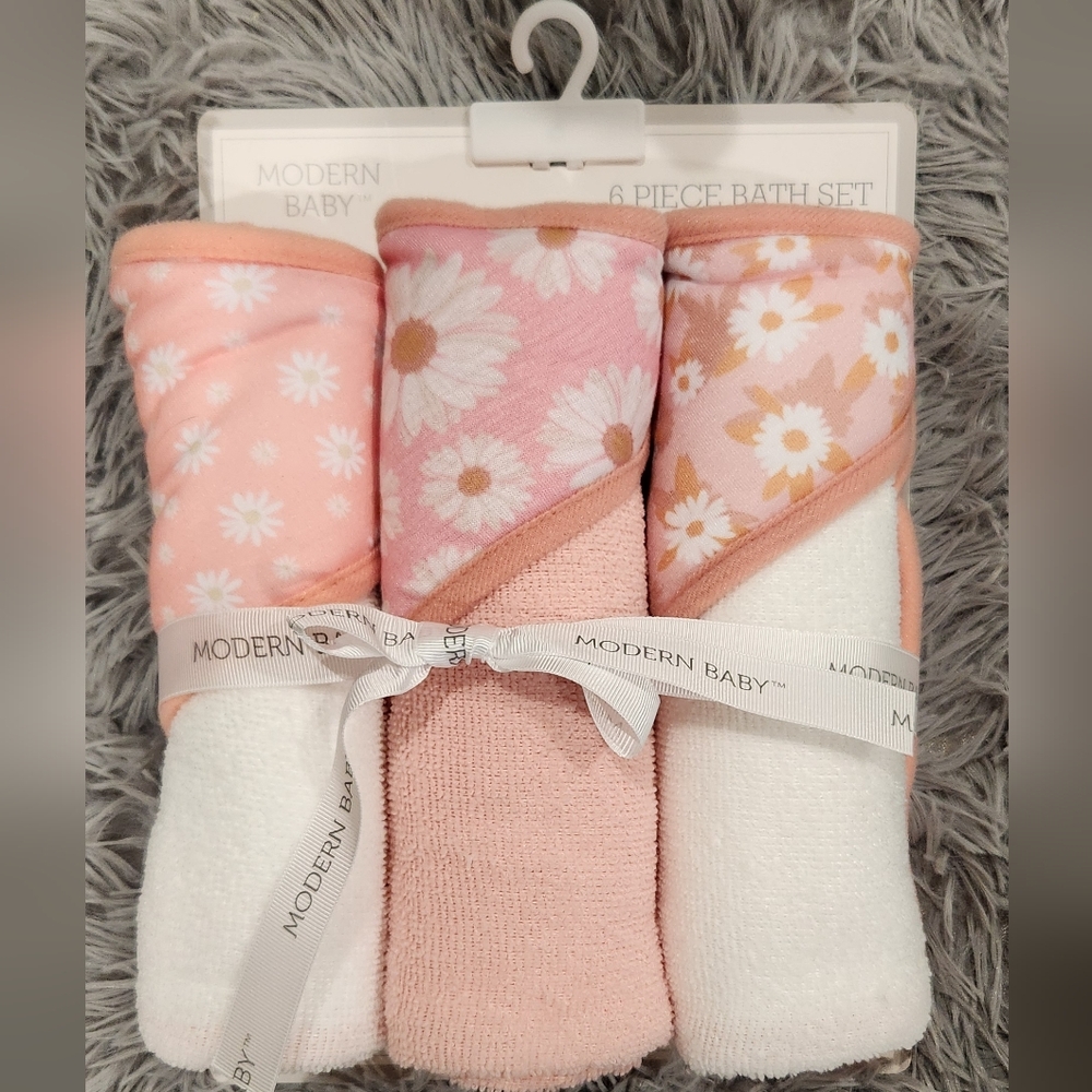 Modern Baby 6 piece bath set